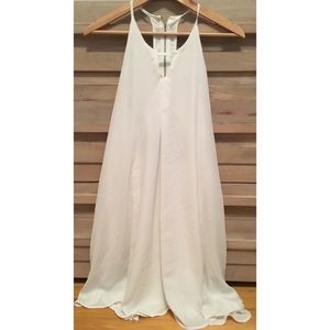 White A-line keyhole dress from AR boutique